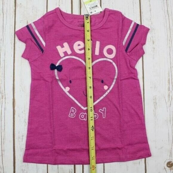 First Impressions Toddler Girls Hello Baby-Print T-Shirt, Size 4T - Picture 6 of 6
